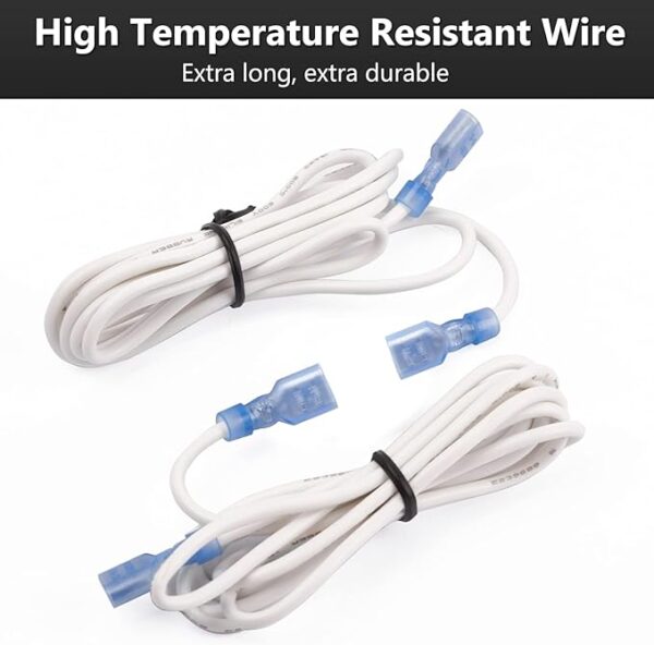 Criditpid Magnetic Thermostat Switch with High Temperature Resistant Wire for Fireplace Blower Fan kit/Fireplace Stove Fan, Magnetic Temperature Switch ON at 120F, Off at 90F Approx - Image 3